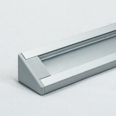 LEDsikon® LED Aluminium Eckprofil Set CORNER 10mm (2m) eloxiert inkl. Bl LK#5220