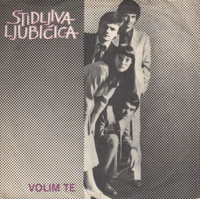 Stidljiva Ljubicica Volim Te / Moj Prijatelj... New Wave Record Yugoslavia 7" Ps