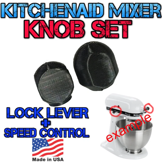 KITCHENAID STAND MIXER Lock Lever and Speed Control Knob Set of 2