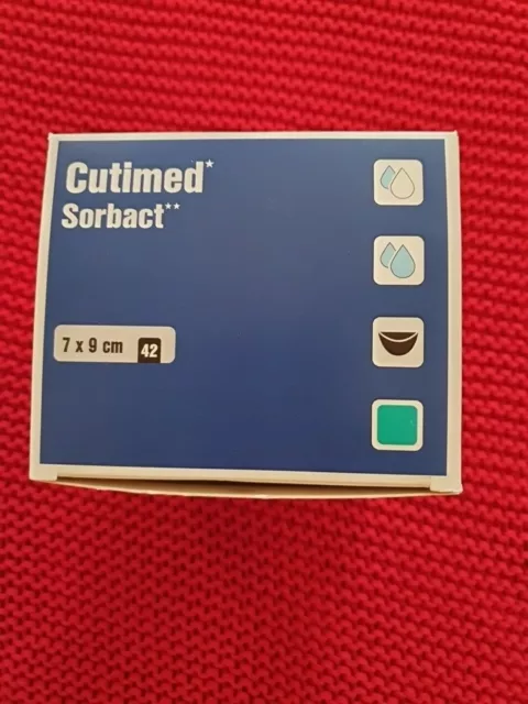 Cutimed Sorbact, 7x 9cm, 5 Stck, REF 72161-01, Neuware!
