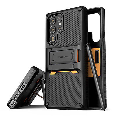 For Galaxy S22 Ultra Case VRS® [Damda QuickStand Pro] Sturdy KickStand Cover
