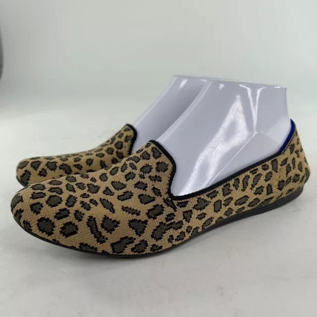 Rothy’s Women's Leopard Cheetah Print Shoes US 8 Round Toe Flats