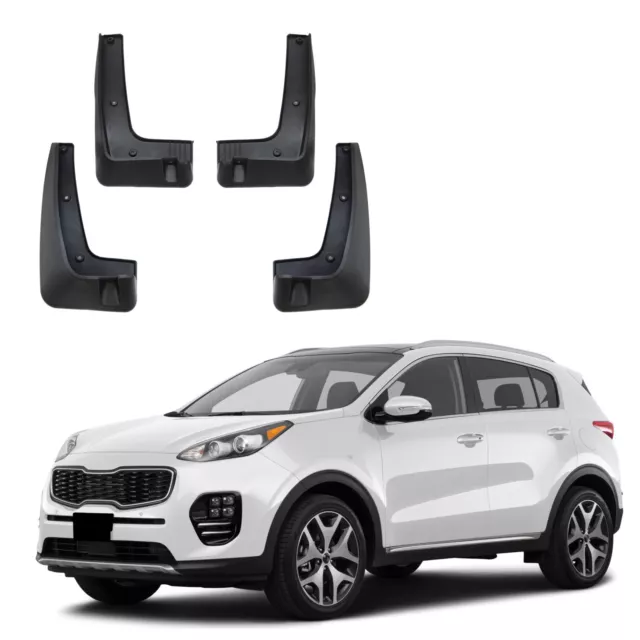 Auto Bavettes Garde Boue Protection pour Kia Sportage 2016-2021 4 pièces