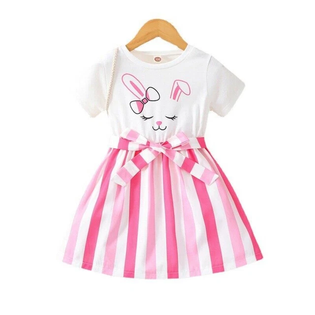 Fashion Toddler Kids Baby Girls Clothes T-shirt Tops+Shorts Skirts Outfits Set