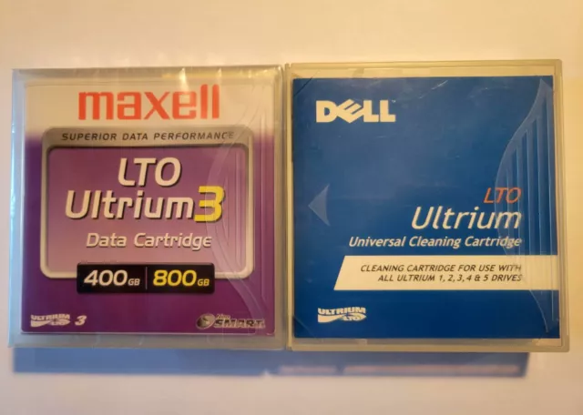 Maxell LTO-3/Ultrium3 Data Cartridge 400/800GB +cleaning cartridge