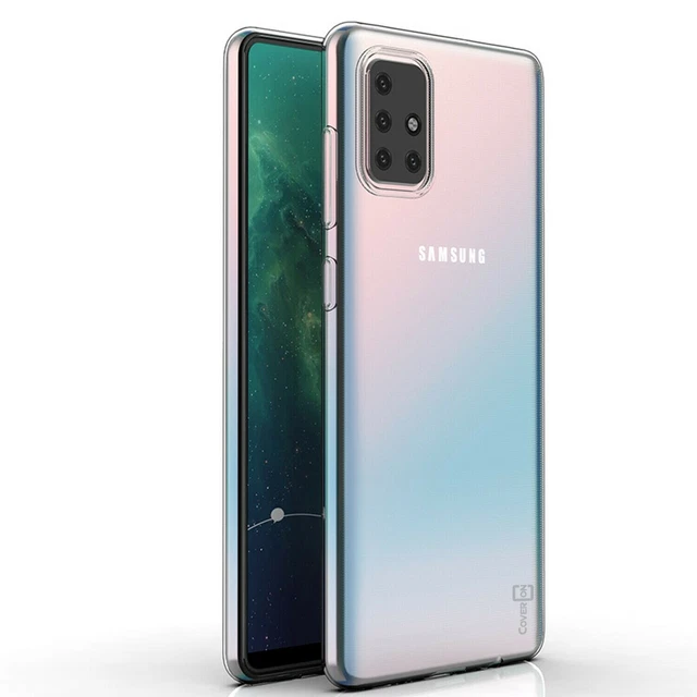 For Samsung Galaxy A71 Case Flexible TPU Ultra Slim Fit Clear Phone Cover