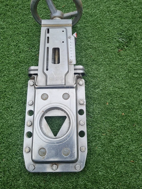 LOHSE 80 mm CBSH valvola coltello regolatrice acciaio inox