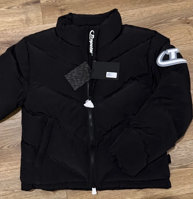 TRAPSTAR COAT HYPERDRIVE V PANEL PUFFER JACKET - BLACK: RRP£245.00 Brand New