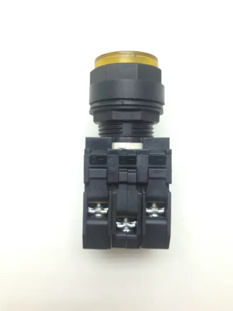Cutler-Hammer Push Round Button E22B1  Yellow  #6985