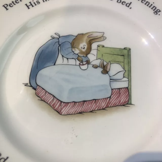 Wedgwood of Etruria & Barlaston Beatrix Potter Peter Rabbit Plate 2