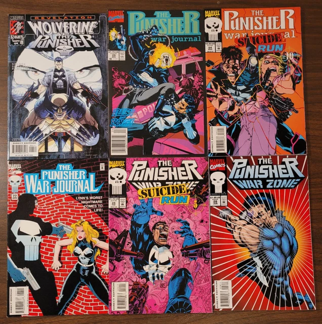 Punisher War Zone, War Journal, Related Comic Lot - 32 Books Marvel Comics 3