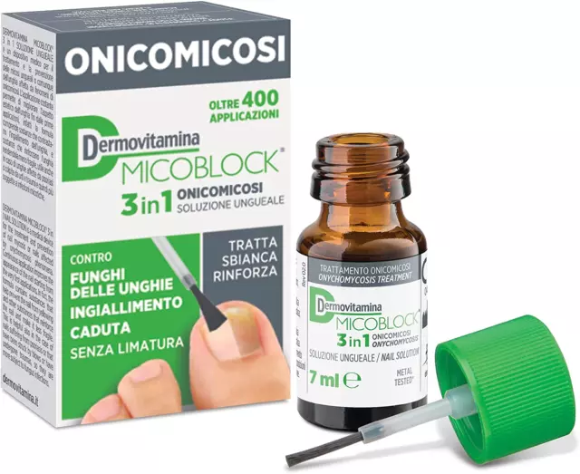 Micoblock 3In1 Onicomicosi 7 Ml | Soluzione Ungueale per Il Trattamento Dell'Oni