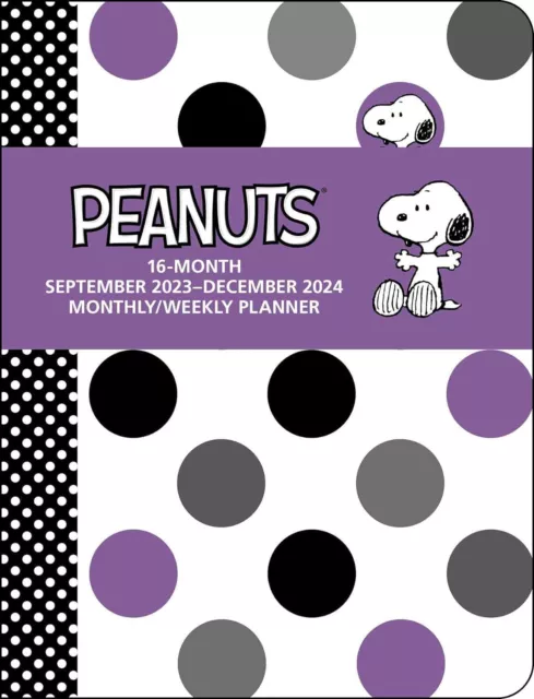 Andrews McMeel Peanuts 16-Month 2023-2024 Monthly/Weekly Planner Calendar w