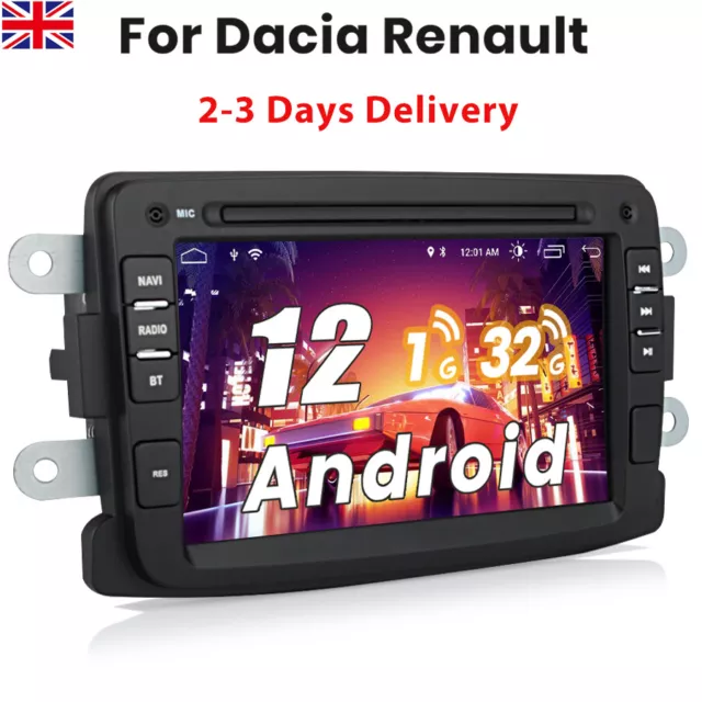 For Renault Captur/Dacia Duster Sandero 13-2017 7" Android Car Radio GPS Sat Nav