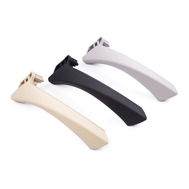 3Pcs For BMW E90 3-Series Door Panel Handle Pull Trim Cover ABS Plastic New