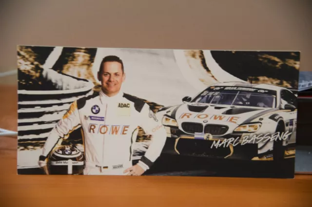 Marc Basseng #99 Rowe Racing BMW GT3 Nurburgring 24hr Driver Card