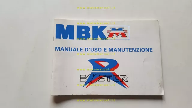 MBK 50 Booster R 1994 manuale uso manutenzione italiano originale