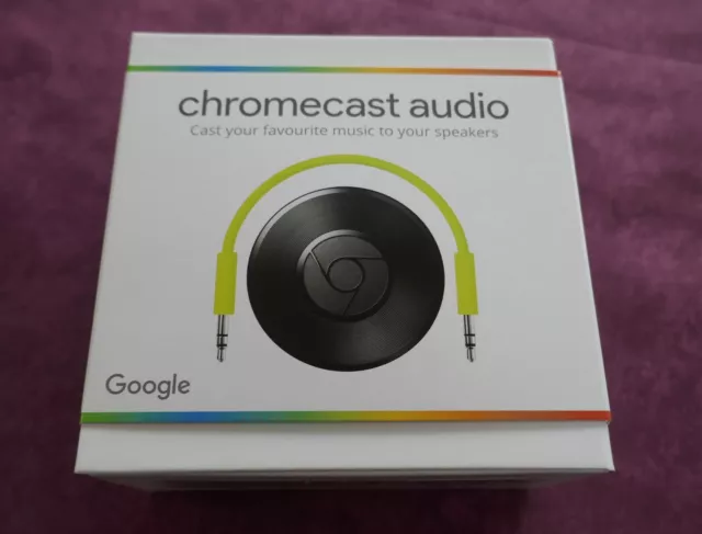 Google Chromecast Audio 2nd Generation Media Streamer RUXJ42 RUX-J42