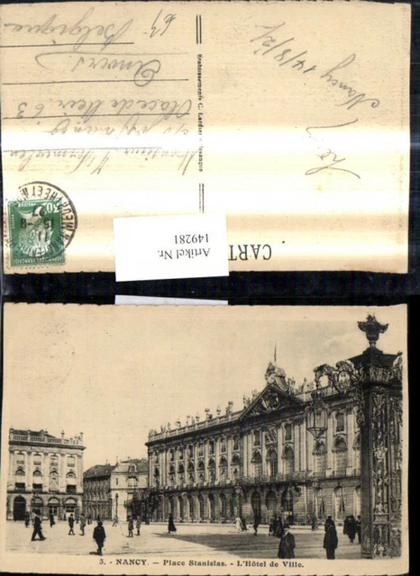 149281,Nancy Place Stanislas L Hotel de Ville