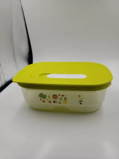 Tupperware Fridge Smart Small 1.1L Double Vented Container Red Coral 3993A-2