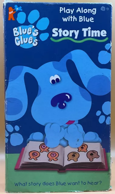 BLUE'S CLUES - Story Time VHS 1998 Orange Tape **Buy 2 Get 1 Free** $5. ...