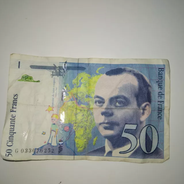 50 French Franc Notes The little Prince