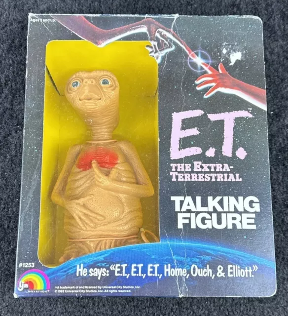 Vintage E.T. The Extra-Terrestrial Talking Figure Still in the Box! (1982)