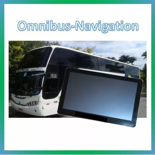 7 Zoll Navi für Omnibusse - Bus - Europa - GPS - Navigationsgerät - neu - Update