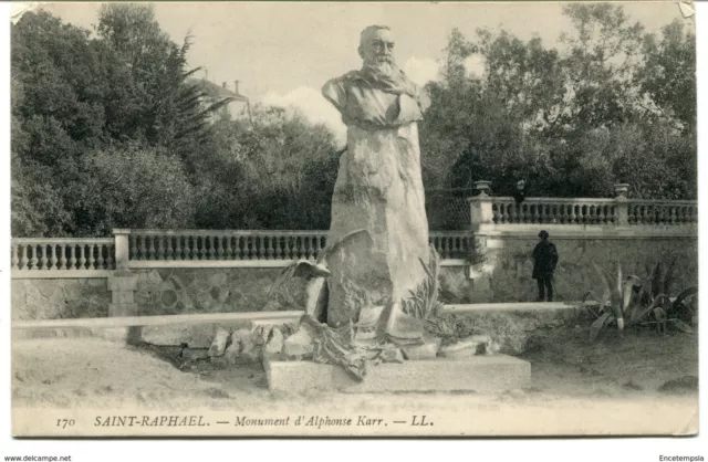 CPA - Carte postale -France-  Saint Raphaël - Monument d'Alphonse Karr (CPV758)