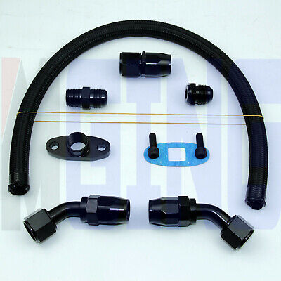10an an10  TURBO HOSE OIL DRAIN RETURN FEED LINE FLANGE T3 T4 T04E T70 T60 GT35