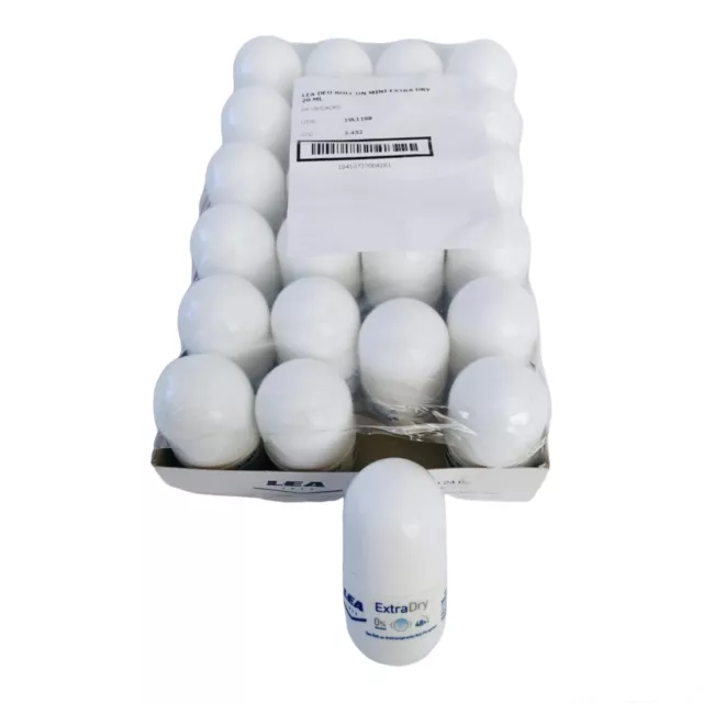 24x Mini Deoroller UNISEX Reise Roll-On Deodorant Anti Perspirant Transpirant