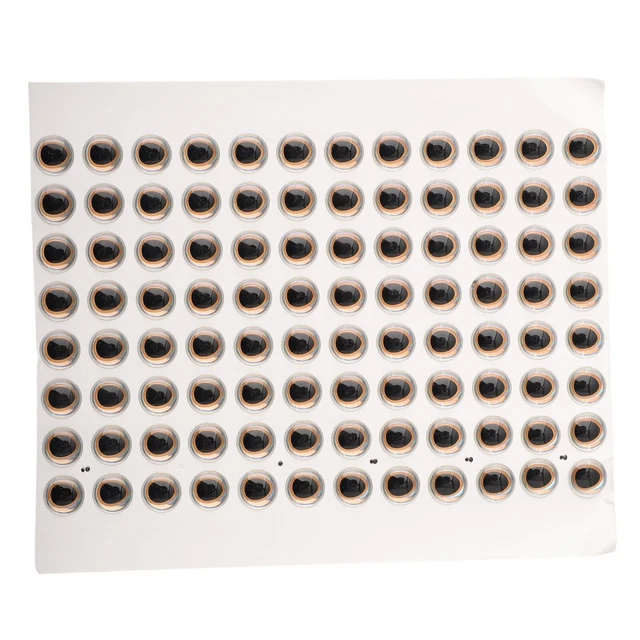SUPERFINDINGS 1020 Yeux Adhésifs Holographiques Pour Leurres Pêche – 4 Tailles, Réalistes, Colle Forte, Eau Douce/Salée