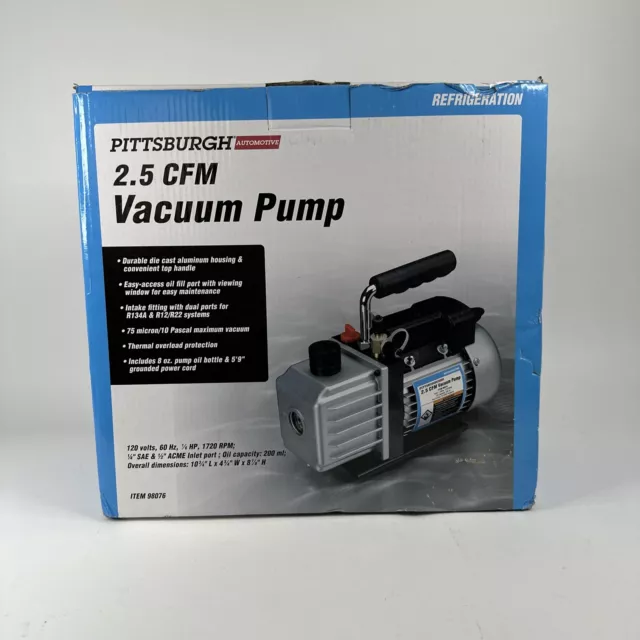 Pittsburgh 2.5 CFM Vacuum Pump