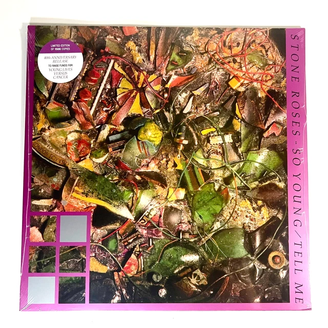 THE STONE ROSES – So Young / Tell Me (Raspberry Colour Vinyl) Very