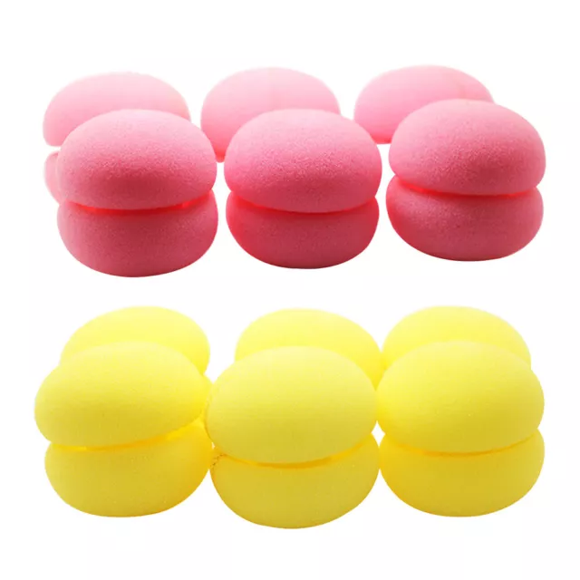 fr 6pcs Flexible Hair Styling DIY Hairdressing Foam Sponge Curlers for Women