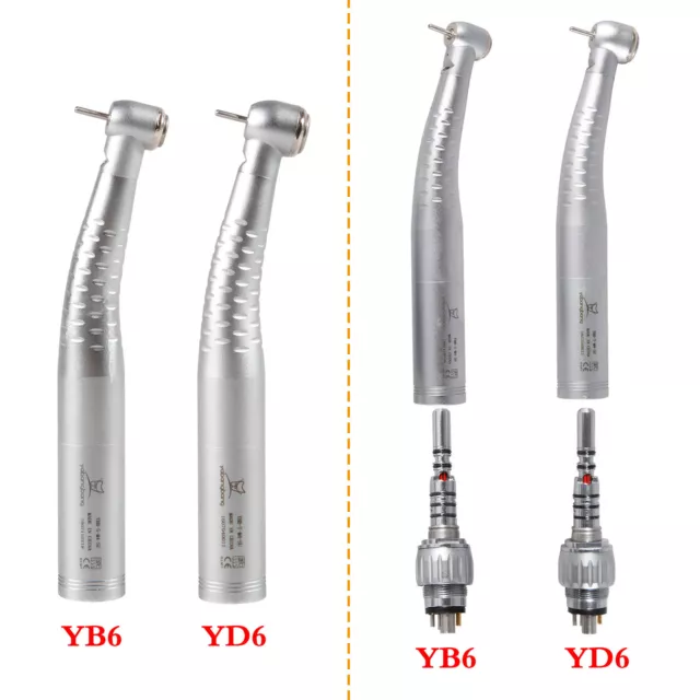 Dentaire LED Fiber Optic Handpiece + 6 Hole Quick Coupler Turbine kavo style