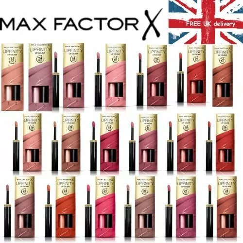 Max Factor X Lipfinity Lip Colour 2 Steps  24H Pick Your Brand New Sealed In Box