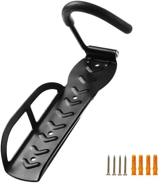 Vertical Bike Wall Mount Hook Hanger for Bicycle Indoor Garage or Apartment Moun
