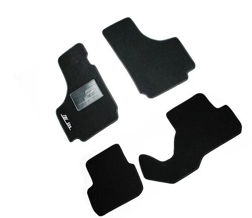 QUEMAR Tappetini Auto compatibili con Tipo dal 2015 / Kit Tappeti Moquette e Gomma su Misura (Set 2 Anteriori + 2 Posteriori) / Ricami e Colori Personalizzati (Bordo V.Acido, 4 Ricami