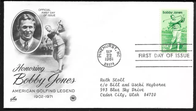 r903 USA/ Golf MiNr 1505 FDC