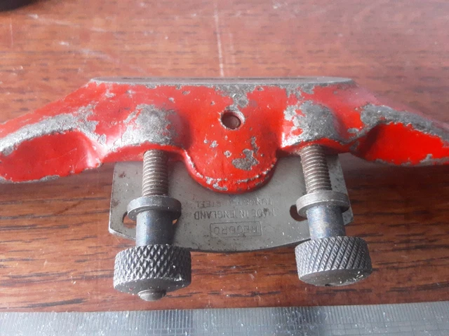 Vintage Original Record A151 Flat Sole Iron adjustable spoke shave. 7