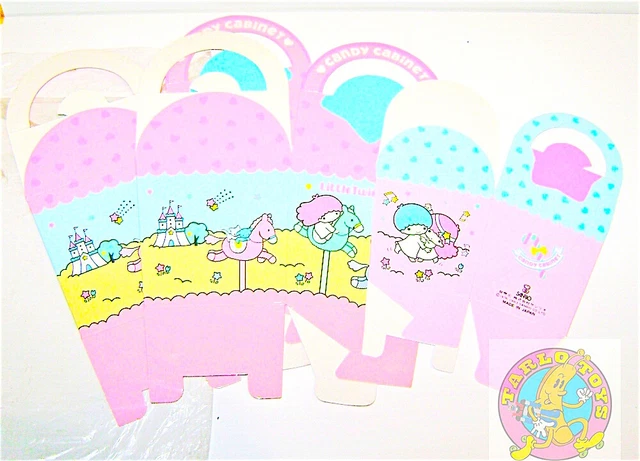 LITTLE TWIN STARS 1983 Sanrio Japan lot 3 Candy Cabinet  - 3 scatole per dolci