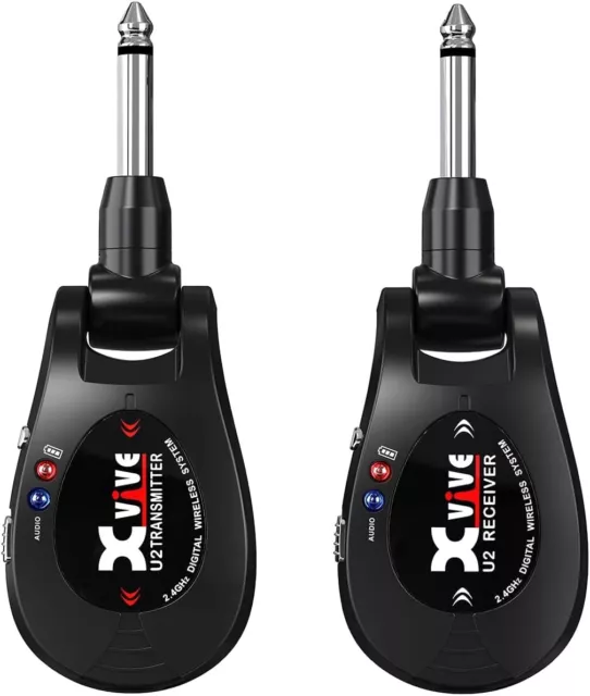 Xvive U2 Guitar Wireless System with Transmitter & Receiver for Guitars OPEN BOX