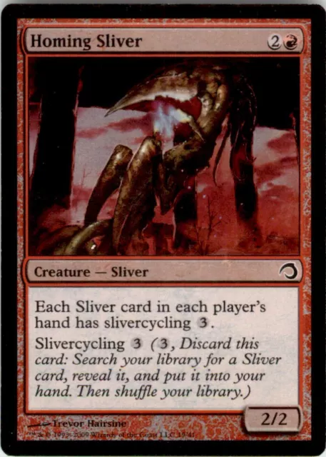 MTG -  Homing Sliver-Premium Deck Series: Slivers FOIL -Photo is of actual card.