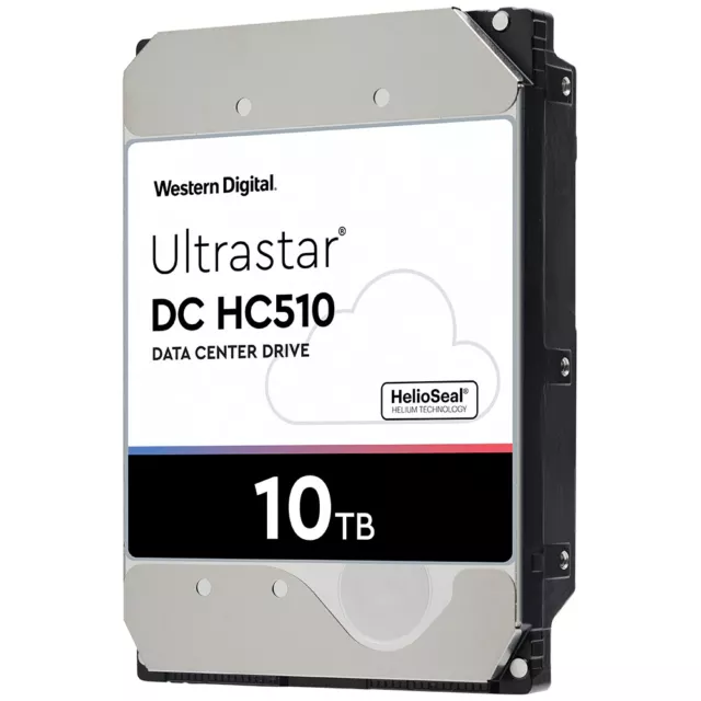 Western Digital Festplatte 10 TB UltraStar WD DC HC510 3,5" 4kN SATA 3 256MB