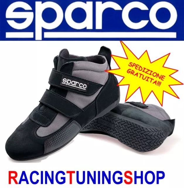 SCARPE KART SPARCO NERE taglia 39 - SPARCO KARTING SHOES BLACK SIZE US 7- BOTAS