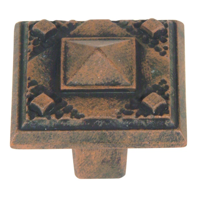 Atlas Homewares 257-R  *   Ca Craftsman Knob - Rust, Lot of 9 ea