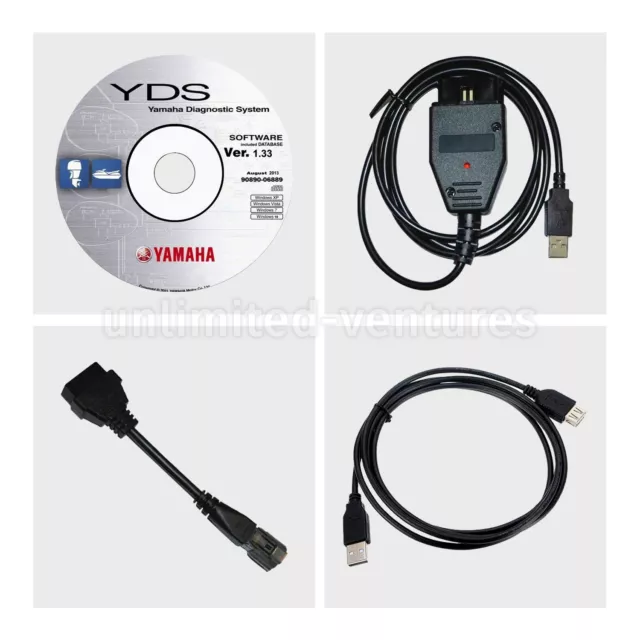 Diagnostic cable adapter scanner kit for Yamaha YDS Outboard WaveRunner Jet Boat