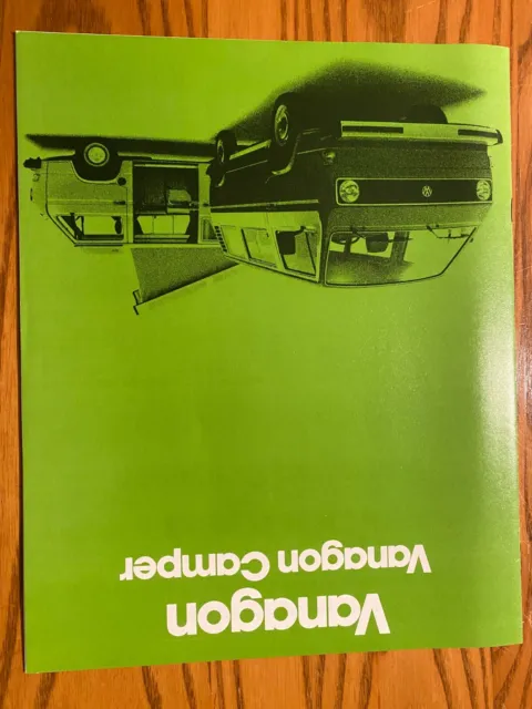 1980 Volkswagen VW Vanagon & Camper Sales Brochure - #W64-220-6011 - Nice Cond!