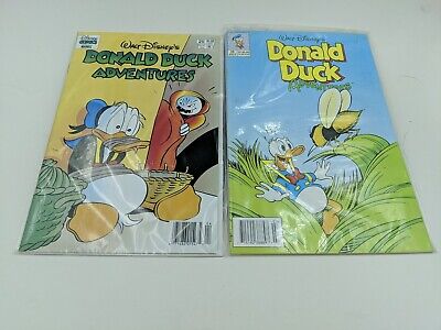 Donald Duck Adventures Lot of 2 Comics # 25 & 38 - NM Boarded 1993 EXCELLENT